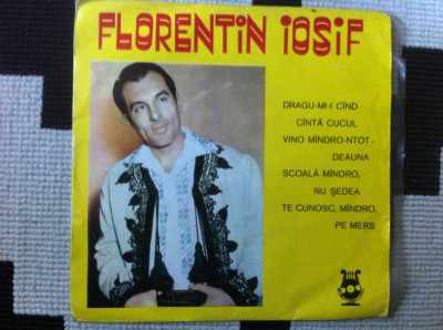 florentin iosif disc single vinyl muzica populara banateana folclor banat foto