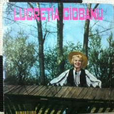 Lucretia Ciobanu Feciorii din rasinari disc single vinyl muzica populara EPC 437