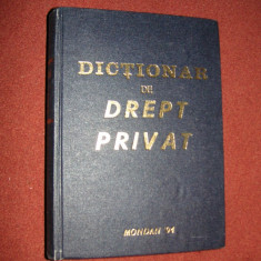 Dumitru Radescu - Dictionar de drept privat