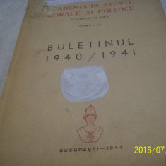academia de stiinte morale si politice- comunicari tomul II - 1943