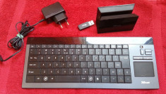 Tastatura Trust Thinity Wireless - PC , XBox , PS3 - perfect functionala foto