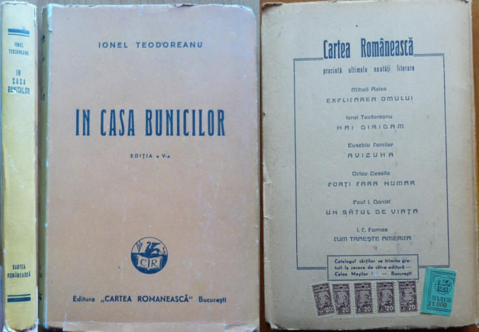 Ionel Teodoreanu , In casa bunicilor , 1946