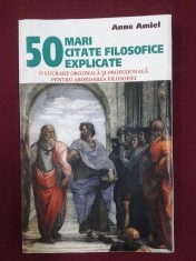 Anne Amiel - 50 mari citate filosofice explicate - 579792 foto
