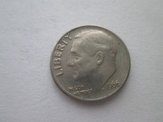 SUA 10 cents(dime) 1966 foto