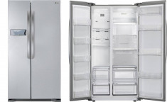 LG Frigider GSB325PVQV, A+, 527 l, 175 cm, inox, dozator de apa foto