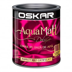 Vopsea acrilica Oskar Aqua Matt Cafeniu distins 0.6l foto