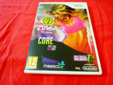 Joc Zumba Fitness Core (include centura), pentru Wii, original, PAL foto