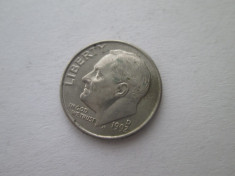 SUA 10 cents(dime) 1992(D) foto