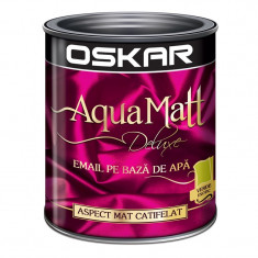 Vopsea acrilica Oskar Aqua Matt Verde exotic 0.6l foto