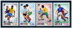 ANTIGUA 1974 SPORT, C.M. DE FOTBAL, SERIE TIMBRE NESTAMPILATE foto