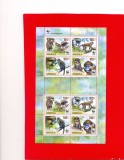 WWF-483=ANGOLA 2011,Minicoală de 2 serii,neștampilată,tematica WWF maimuțe