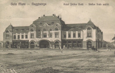 BAIA MARE , HOTELUL STEFAN VODA , CIRCULATA AUG. 1924 foto