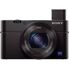 Aparat foto digital Sony DCS-RX100, ecran 3 inch, 20.2 MP, zoom 3.6x, negru foto