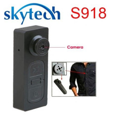 Mini camera pentru spionaj ascunsa in nasture foto