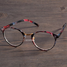 Ochelari dama lentila clara RETRO design floral