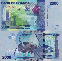 UGANDA 2.000 shillings 2015 UNC!!! foto