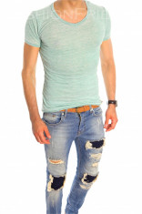 Tricou - tricou barbati - tricou slim fit - tricou fashion - 6516P8 foto