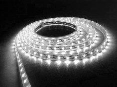 Banda led 24V, siliconica 60 SMD-uri 3528/metru foto