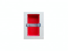 Box pentru pereti de gips-carton, structura ABS V0, forma dreptunghiulara, de culoare rosie, TUTONDO foto