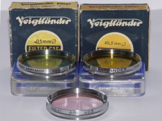 Filtre foto Voigtlander filet 40,5 - West Germany - Transport gratuit prin posta foto