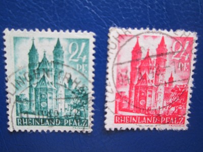 TIMBRE GERMANIA STAMPILATE foto