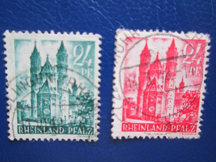 TIMBRE GERMANIA STAMPILATE