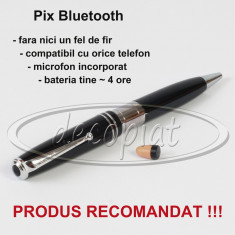 Pix BLUETOOTH si Casca MC1500 MicSpy sistem cu micro Casti COPIAT examene la BAC foto