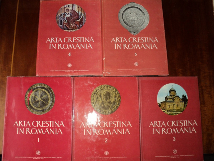 Arta crestina in Romania ( 5 vol.) Ed Institutului Biblic si de Misiune Ortodoxa
