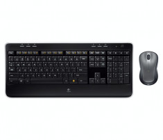 Kit Tastatura + Mouse LOGITECH model: MK 520 layout: US NEGRU USB WIRELESS MULTIMEDIA, &amp;quot;3Y91D&amp;quot; foto