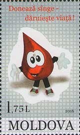 MOLDOVA 2016, Doneaza sange, serie neuzată, MNH foto