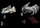 TIE Advanced al lui Vader contra A-Wing Starfighter foto