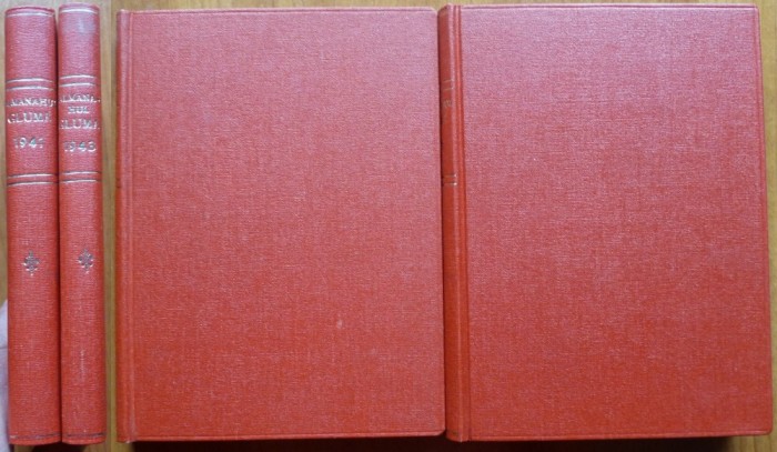 Almanahul Gluma, 1941, 1943, 2 exemplare diferite in stare foarte buna