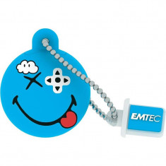 Memorie USB Emtec Smiley World 2 Game Geek 8GB USB 2.0 Blue foto