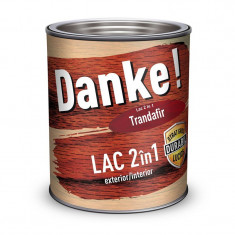 Lac colorat pentru lemn Danke 2 in 1 Trandafir 2.5l foto