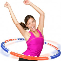 Hula Hoop Masaj cu Magneti - Adult fitness workout massage ring !! foto