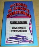 Dictionar de concepte operationale pentru Gimnaziu - A. Costache / G. Costache