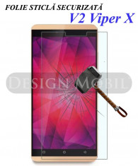 2X FOLIE DE STICLA ALLVIEW V2 VIPER X TEMPERED GLASS SUPER OFERTA (2 BUC) foto