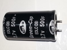 Condensator-Supercapacitor 500 Farazi 2,7V 35mm x 60mm ,6 in serie 83,33 Farazi foto