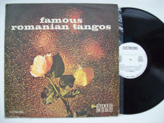 Disc vinil FAMOUS ROMANIAN TANGOS - TANGOURI CELEBRE ROMANESTI (STM - EDE 0779) foto