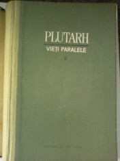 PLUTARH - VIETI PARALELE VOL II , 1963 foto