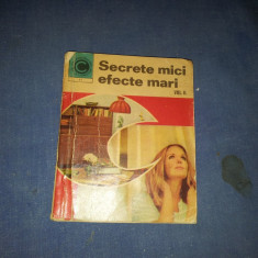 SECRETE MICI EFECTE MARI VOL II