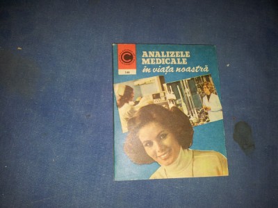 ANALIZELE MEDICALE IN VIATA NOASTRA foto