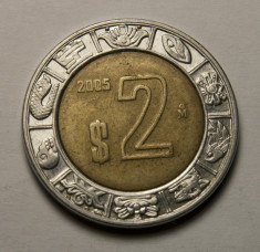 2 Pesos 2005 Mexic foto