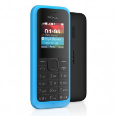 Telefon mobil Nokia 105, Dual Sim, albastru foto
