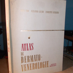AUREL CONU - ATLAS DE DERMATO-VENEROLOGIE - EDITURA MEDICALA - 1980