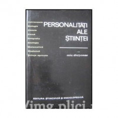Gheorghe Bratescu - Personalitati ale stiintei - mic dictionar