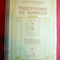 V.Alecsandri - Poezii Populare ale Romanilor - Ed.Asociatiunii 1914