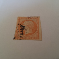 franta 1853 napoleon/ 40c stampilat