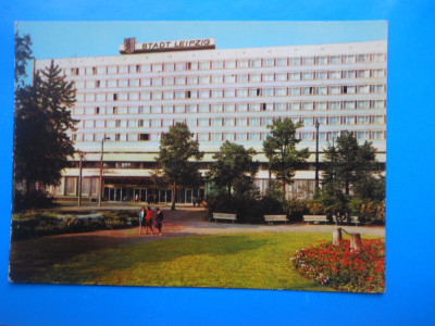 HOPCT 13999 S GERMANIA LEIPZIG HOTEL STADT L -STAMPILOGRAFIE DEOSEBITA-CIRCULATA foto