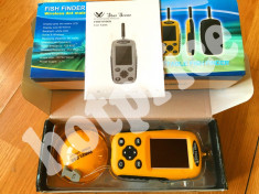 Sonar WIRELESS, COLOR, Fish Finder, de pescuit, peste, fara fir pt navomodel foto